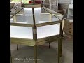 Octagonal Jewelry Cabinet for Interior Jewellery Store #jewelryshowcasesupplierinchina