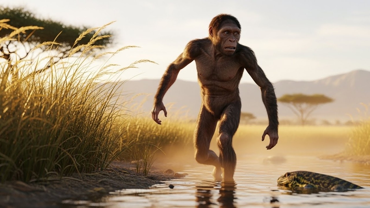 Life 5.3 Million Years Ago | Early Humans Surviving Forest Dangers.