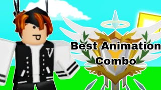 I Used The Best Animation Combo In Roblox Bedwars And Its Op