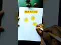 How to Draw Beautiful🌻Sunflower #creativecraftschool #shorts #youtubeshorts #ytshorts #art #drawing