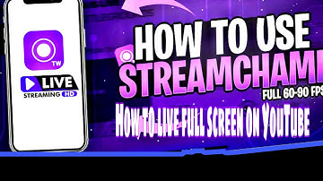 How to do full screen live in StreamChamp app |#streamchamp #livestreamsetup #streamchampapp