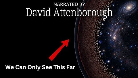 The Size of the Universe Explained — Narrated by David Attenborough