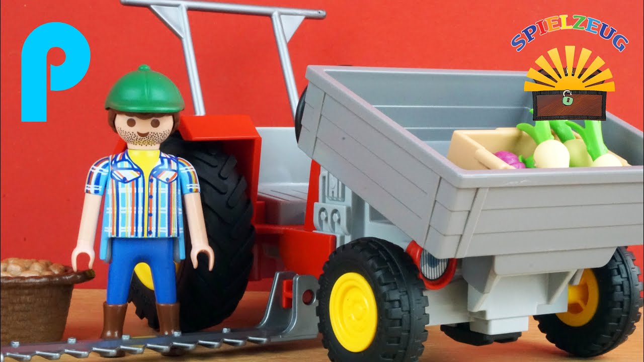 aus 6131 Playmobil Bauernhof Traktor Trecker 