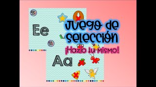 Crea tu juego de selección INTERACTIVO + juego de las vocales de regalo screenshot 2