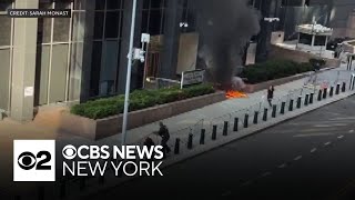 Veteran lit fire on steps of federal building in Lower Manhattan, investigators say