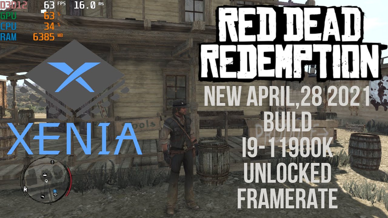 Ben on X: Red Dead Redemption is gradually becoming more playable on PC  with Xenia. You can even use AMD's FSR 2.0 with the game thanks to the  courtesy of @Triang3l for