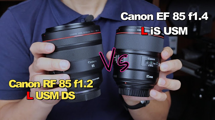 So sánh lens fix 85 f1.4 lvà f1.8l canon năm 2024