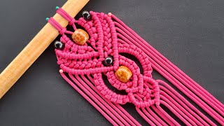 How to Knot an Intermediate Macrame Pattern | Double Half Hitch & Square Knot Focus