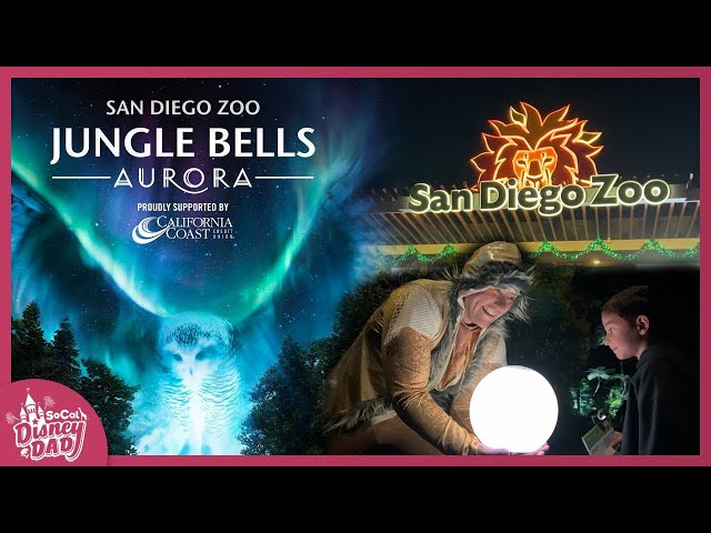 Enjoying Jungle Bells 2023 at the San Diego Zoo 