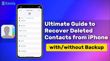Ultimate Guide to Recover Deleted Contacts from iPhone with/without Backup