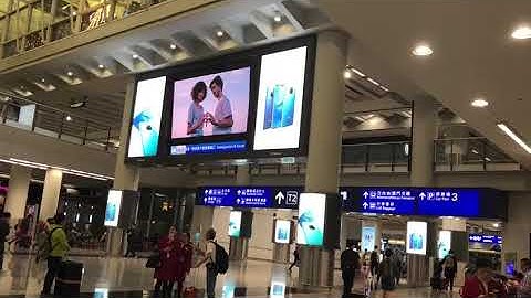 LED Screen with Static Lightbox