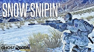 SNOW SNIPER! - Ghost Recon Wildlands MK14 EBR Sniper Operation (Hardest Difficulty) screenshot 4