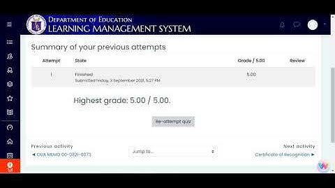 VINSET2.0 FINAL EXIT QUIZ!!!!! Certificate of Recognition