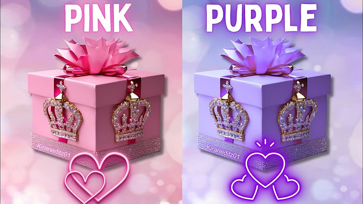 Choose your gift 🎁😭😸 2 gift box challenge 😜|| Pink vs purple Edition 💜💓#goodvsbad #giftbox