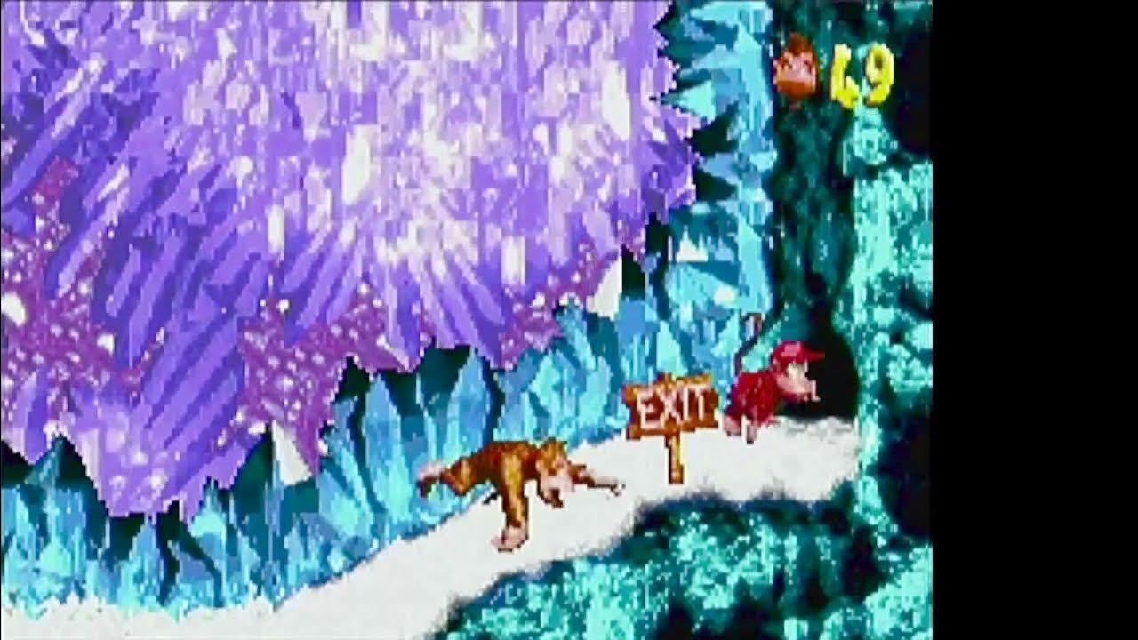 Donkey Kong Country (GBA) Snow Barrel Blast to Croctopus Chase [ALL THE
