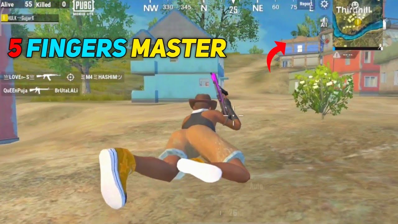 5 FINGERS CLUTCH MASTER PUBG MOBILE LITE - BGMI LITE - YouTube