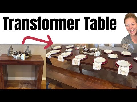 Transformer Table Unboxing and Review || Expand Table For 12