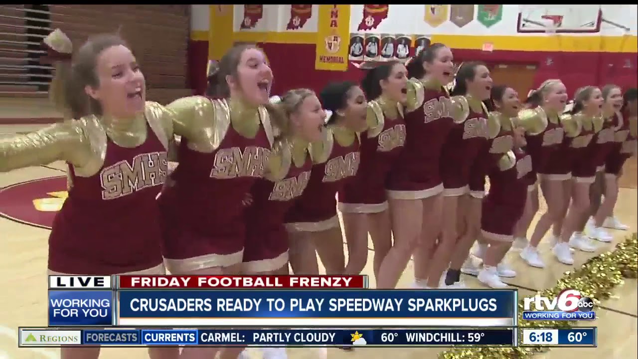 Friday Football Frenzy Morning Rally At Scecina Memorial High School Youtube