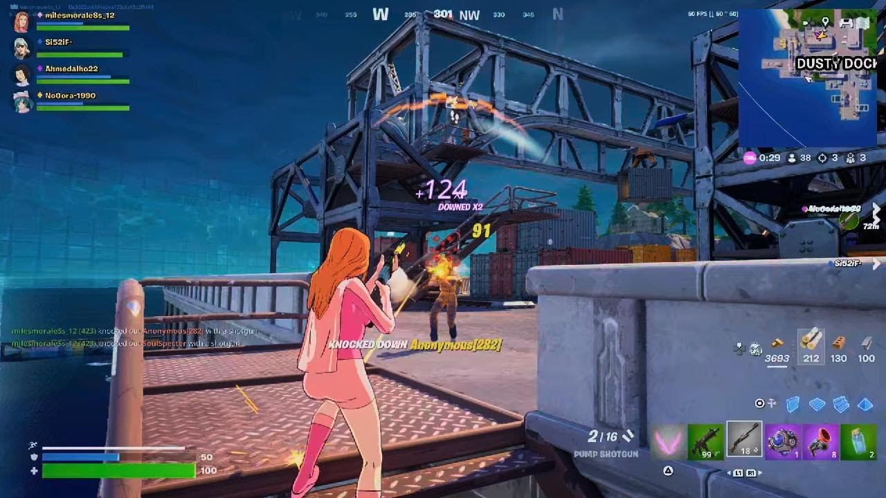 Fortnite reload squad 18 elims |ATOM EVE| skin gameplay!