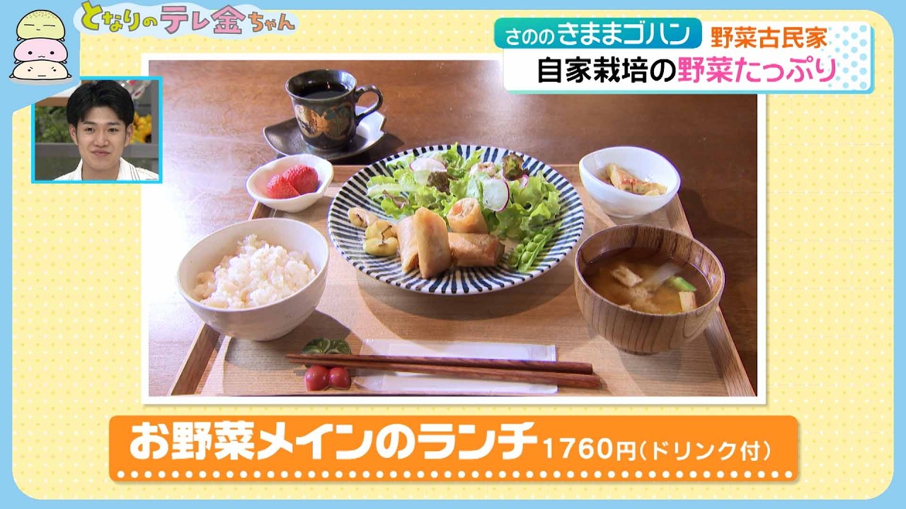 さののきままゴハン】店前の畑で生育の無農薬野菜たっぷり カラダ喜ぶ