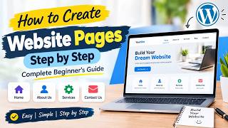 How to Create Pages in WordPress Website | WordPress Tutorial for Beginners