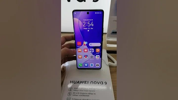 Huawei Nova 9 EMUI 12 Control Panel - 天天要闻