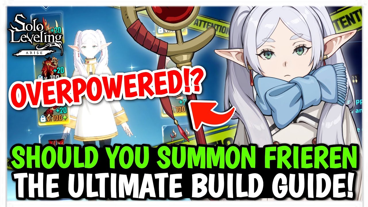 SUMMON OR SKIP? FRIEREN ULTIMATE BUILD & GAMEPLAY GUIDE (OVERPOWERED SUPPORT) - Solo Leveling: Arise