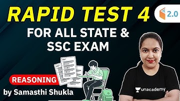 4:00 PM - All State & SSC Exams | Reasoning by Samashti Ma