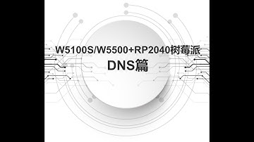 [Eng] W5100S / W5500 DNS communication (Micropython)