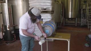 How to Properly Tap a 9 GALLON CASK of BEER