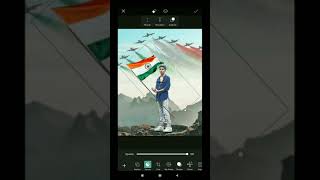 15 Aug Independence Day Concept | Picsart Photo #editing Tutorial #shorts screenshot 5