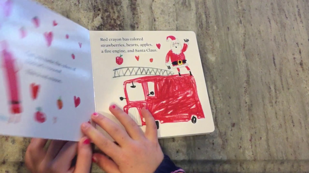 The Crayons' Book of Colors by Drew Daywalt and Oliver Jeffers - YouTube