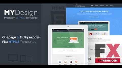 Onepage Multipurpose Flat HTML Template by Jonny Constant