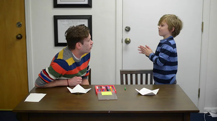 Dr. Knapp and Leo are playing fortune teller