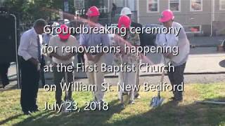 First Baptist Church groundbreaking