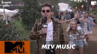Young Franco gets mobbed l Splendour in the grass 2017
