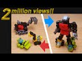 [LEGO Mini Robot Tutorial] Combiner Transformer Mech - (similar with Devastator)/ミニレゴ合体ロボ/미니 레고 합체로봇