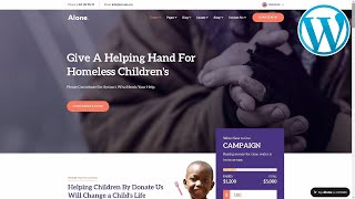 Alone Charity Nonprofit ★ WordPress Themes & Templates ★