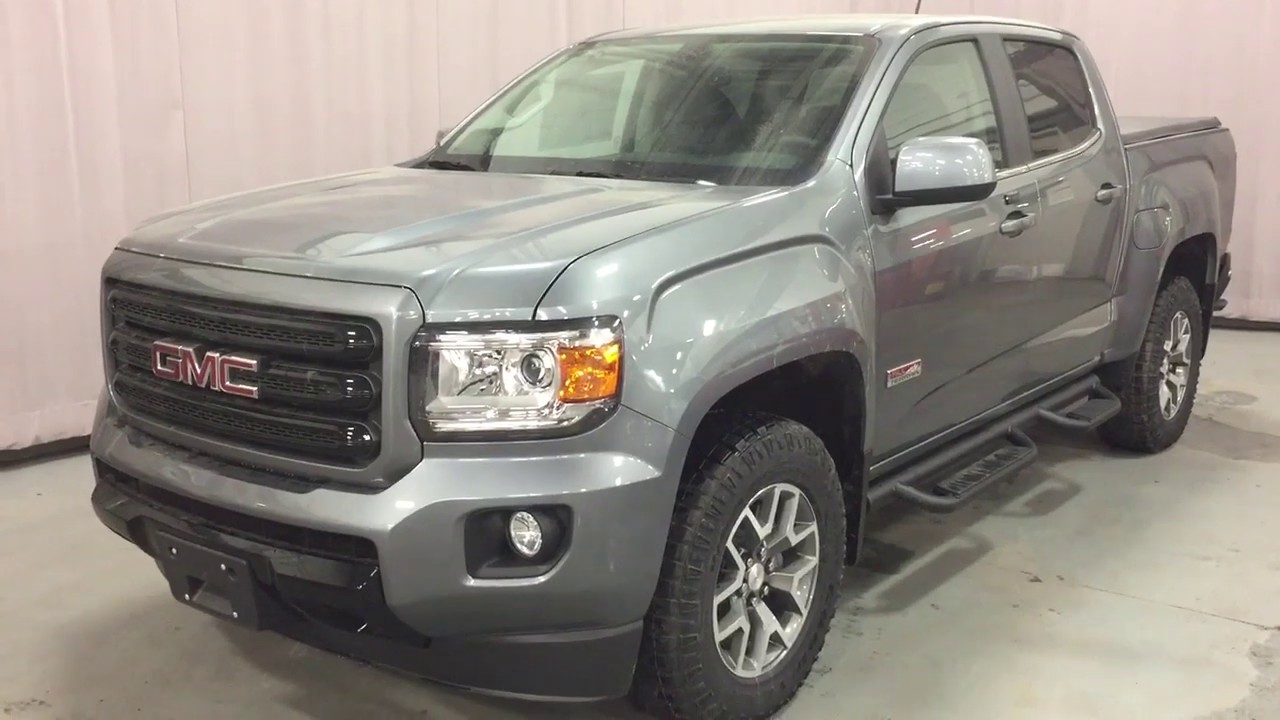 2019 Gmc Canyon All Terrain V6 Heated Steering Navigation Silver Oshawa On Stock 190448