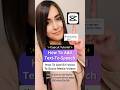 CapCut Tutorial - How To Add Text To Speech Using CapCut On Your Phone 📱
