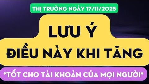 LƯU Ý KHI TĂNG ĐIỂM | Phân tích vnindex, cổ phiếu tiềm năng hôm nay- TRẦN VĨ