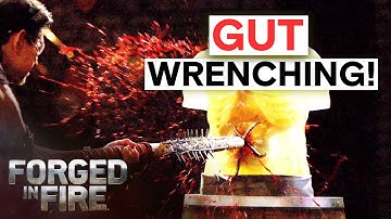 Extra Sharp Blades HURT Dummies *MESSY RESULTS* | Forged in Fire