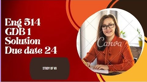 ENG 514 GDB 1||Teaching of Listening and Speaking Skills (eng514) Gbd|| Correct  Solution  Fall 2023