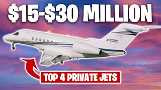 Top 4 Private Jets 2023 | Between $15-30 Million