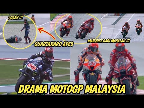 Hasil Motogp Malaysia 2022🔴Marquez Ungguli Bagnaia🔴Quartararo Apes🔥