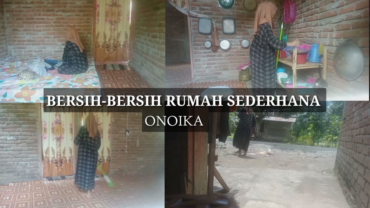 Bersih-bersih Rumah Sederhana || Hidup Di Desa