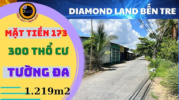 Mặt tiền HL 173 xã Tường Đa, Bến Tre 1219m2 có 300 thổ cư, 6 tỷ 100 triệu [Diamond Land]