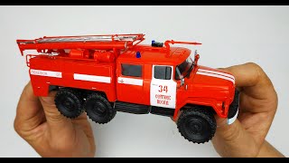 видео: Модель грузовика ЗИЛ 131 (АЦ-40) Пожарная машина 1/43 Легендарные грузовики Модимио №1. Про машинки! картинка: Модель грузовика ЗИЛ 131 (АЦ-40) Пожарная машина 1/43 Легендарные грузовики Модимио №1. Про машинки!