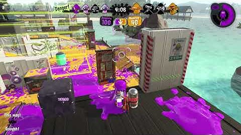 Splatoon2, Splat Zones #200 Rank B minus, Custom Hydra Splatling