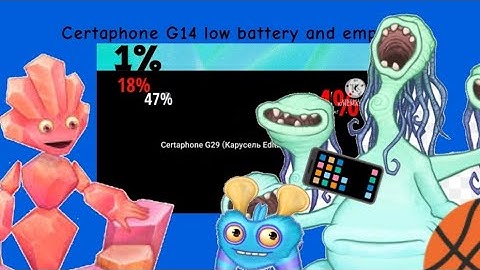 Certaphone D14 Low Battery And Battery Empty